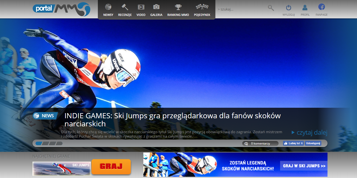 Gra Ski Jumps - ski jumping gra